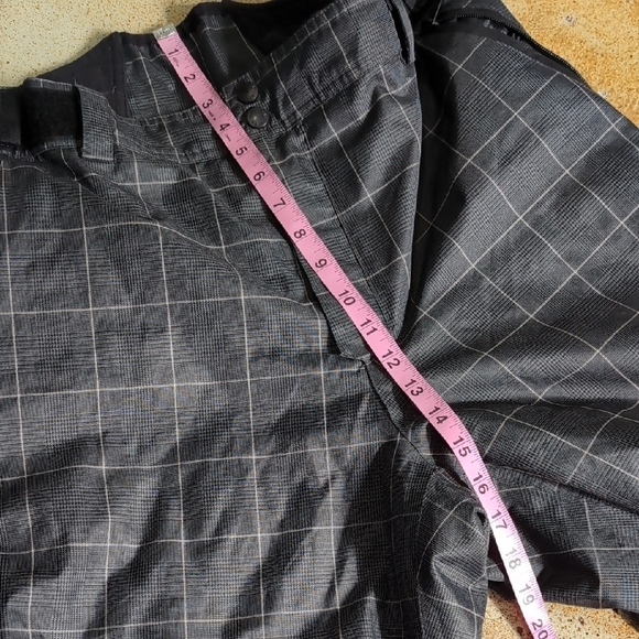 Helix | Gray Checkered Snowboarding Skiing Insulated Pants Size M - Picture 4 of 13